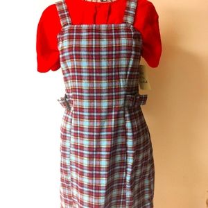 🐣🌷Plaid dress, sz L🌷🐣